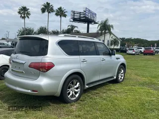 2011 Infiniti QX56 7-passenger with VIN JN8AZ2NF5B9501407, listed as a Copart auction lot 54362915 with 169,663 mi miles and Clean Title. Bid and sale history available at carsss.com. Image 4.