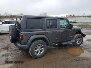 2020 Jeep Wrangler Unlimited Sport S z VIN 1C4HJXDN7LW286915, wystawiony jako Copart lot #51834275 z przebiegiem 33 129 mil mil oraz Szkoda całkowita • Salvage title. Historia ofert i sprzedaży dostępna na DreamBid. Obrazek 3.