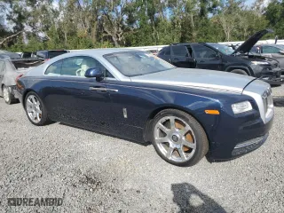 2014 Rolls-Royce Wraith with VIN SCA665C55EUX84597, listed as a Copart auction lot 79843344 with 0 mi miles and Salvage Title. Bid and sale history available at carsss.com. Image 4.