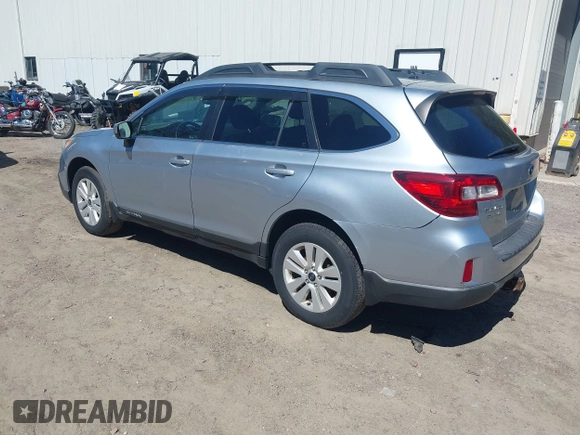 2015 Subaru Outback Premium with VIN 4S4BSADC7F3361953, listed as a IAAI auction lot 42170100 with 208,154 mi miles and . Bid and sale history available at DreamBid. Image 3.