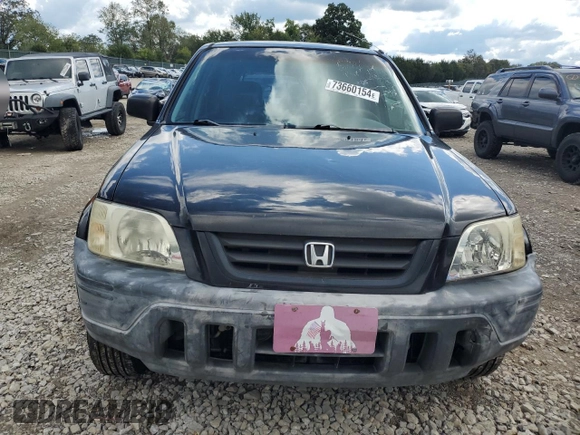 1997 Honda CR-V with VIN JHLRD185XVC069529, listed as a Copart auction lot 73660154 with 250,671 mi miles and Salvage Title. Bid and sale history available at carsss.com. Image 5.