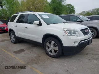 2012 GMC Acadia SLT1 with VIN 1GKKRRED2CJ411255, listed as a IAAI auction lot 42080056 with 203,201 mi miles. Bid and sale history available at carsss.com. Image 1.