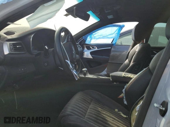 2022 Genesis G70 3.3T with VIN KMTG54TE5NU084574, listed as a Copart auction lot 87732465 with Not Provided miles and Salvage Title. Bid and sale history available at DreamBid. Image 7.