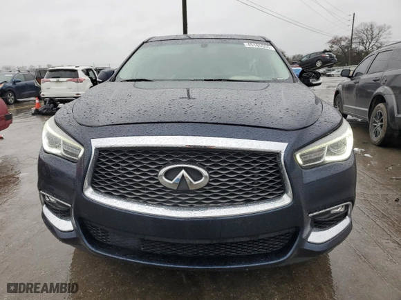 2018 Infiniti QX60 with VIN 5N1DL0MM3JC503104, listed as a Copart auction lot 45185555 with 57,172 mi miles and Salvage Title. Bid and sale history available at carsss.com. Image 5.