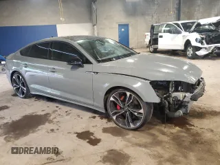 2021 Audi S5 Sportback Premium Plus z VIN WAUC4CF57MA043351, wystawiony jako Copart lot #58351495 z przebiegiem 24 693 mil mil oraz Szkoda całkowita • Salvage title. Historia ofert i sprzedaży dostępna na DreamBid. Obrazek 4.