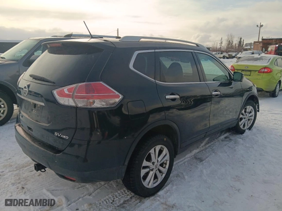 2015 Nissan Rogue SV with VIN 5N1AT2MV1FC915455, listed as a Copart auction lot 48066845 with 0 mi miles and Salvage Title. Bid and sale history available at carsss.com. Image 3.