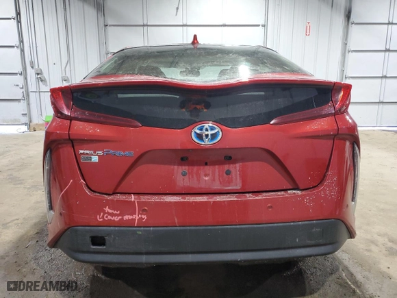 2017 Toyota Prius Prime Plus with VIN JTDKARFP6H3000853, listed as a Copart auction lot 88701105 with NaN miles and Salvage Title. Bid and sale history available at carsss.com. Image 6.