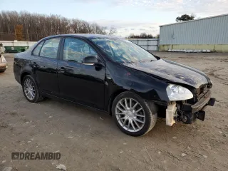 2009 Volkswagen Jetta Wolfsburg Edition with VIN 3VWRJ71KX9M048741, listed as a Copart auction lot 85014594 with 190,739 mi miles and Salvage title. Bid and sale history available at DreamBid. Image 4.