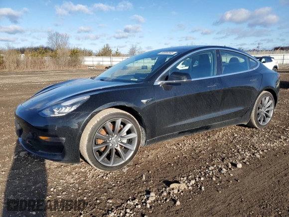 2018 Tesla Model 3 Long Range Battery with VIN 5YJ3E1EBXJF093045, listed as a Copart auction lot 50006565 with 78,982 mi miles and Salvage Title. Bid and sale history available at DreamBid. Image 1.