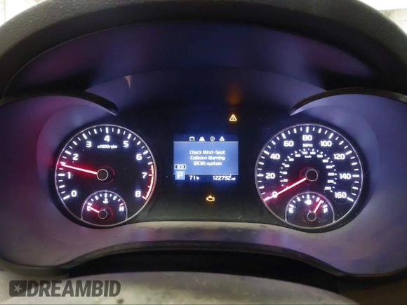 2020 Kia Optima LX with VIN 5XXGT4L33LG382675, listed as a IAAI auction lot 41574386 with 122,732 mi miles and . Bid and sale history available at DreamBid. Image 7.