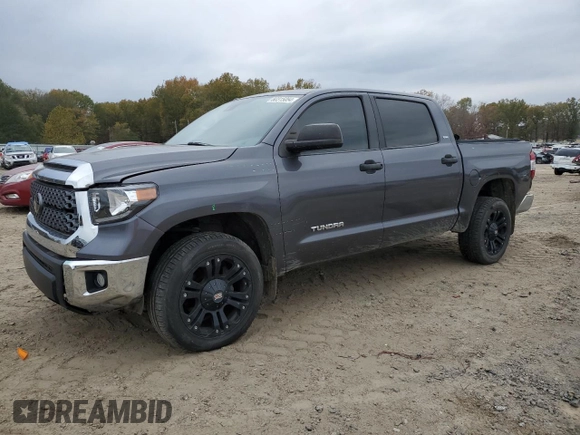 2018 Toyota Tundra 2WD SR5 with VIN 5TFEM5F19JX125045, listed as a Copart auction lot 80315054 with 130,951 mi miles and Salvage Title. Bid and sale history available at carsss.com. Image 1.