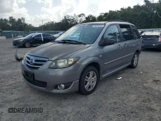2005 Mazda MPV LX с VIN JM3LW28A250552845, выставлен на аукционе Copart как лот 66348435 с пробегом 259 398 миль миль и Списание • Salvage title. История ставок и продаж доступна на DreamBid. Изображение 1.