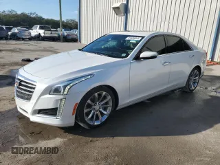 2017 Cadillac CTS Luxury RWD with VIN 1G6AR5SS3H0207633, listed as a Copart auction lot 43589845 with 93,920 mi miles and Salvage Title. Bid and sale history available at DreamBid. Image 1.