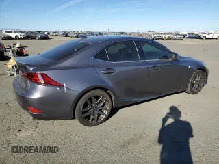 2015 Lexus IS 250 with VIN JTHBF1D26F5069245, listed as a Copart auction lot 74837644 with 81,365 mi miles and Clean Title. Bid and sale history available at DreamBid. Image 3.