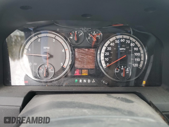 2012 Ram 2500 Laramie with VIN 3C6UD5FL2CG199239, listed as a Copart auction lot 87841525 with 83,183 mi miles and Salvage Title. Bid and sale history available at carsss.com. Image 9.