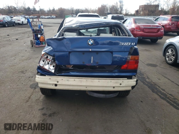 1998 BMW 3 Series 318tiA with VIN WBACG8328WKC84138, listed as a Copart auction lot 79162104 with 0 mi miles and Salvage Title. Bid and sale history available at carsss.com. Image 6.