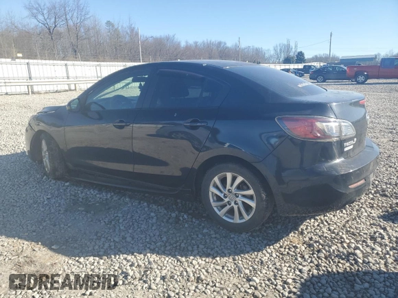 2012 Mazda 3 i Grand Touring with VIN JM1BL1W83C1606393, listed as a Copart auction lot 47127975 with Not Provided miles and Salvage Title. Bid and sale history available at DreamBid. Image 2.