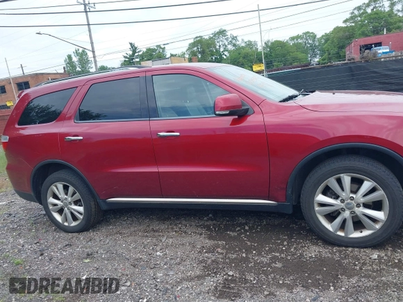 2013 Dodge Durango Crew with VIN 1C4RDJDGXDC614275, listed as a IAAI auction lot 42595022 with 171,260 mi miles and . Bid and sale history available at DreamBid. Image 13.