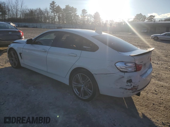 2015 BMW 4 Series 435i xDrive with VIN WBA4B3C59FGV48533, listed as a Copart auction lot 87441184 with 102,482 mi miles and Salvage Title. Bid and sale history available at DreamBid. Image 2.