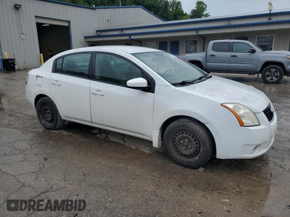 2008 Nissan Sentra S with VIN 3N1AB61E28L715598, listed as a Copart auction lot 59282745 with Not provided miles and Salvage title. Bid and sale history available at DreamBid. Image 4.