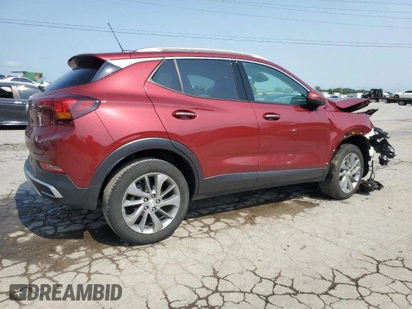 2023 Buick Encore GX Essence with VIN KL4MMGSL1PB152707, listed as a Copart auction lot 60341105 with 88,857 mi miles and Salvage title. Bid and sale history available at DreamBid. Image 3.