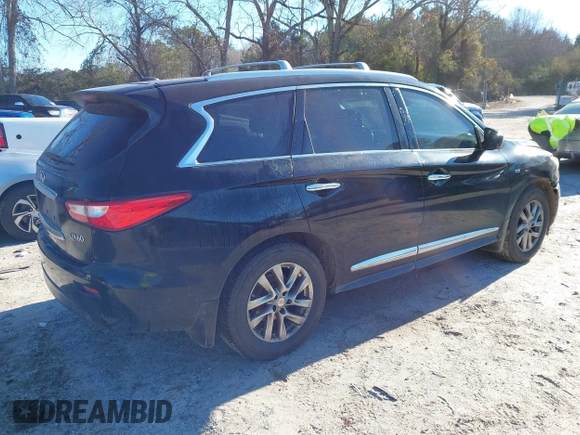 2015 Infiniti QX60 with VIN 5N1AL0MN2FC509527, listed as a IAAI auction lot 41167418 with 169,304 mi miles and . Bid and sale history available at DreamBid. Image 4.