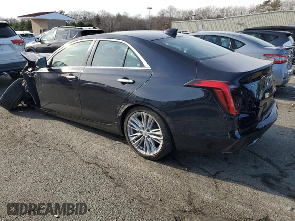 2021 Cadillac CT4 Premium Luxury z VIN 1G6DF5RK9M0124813, wystawiony jako Copart lot #83471654 z przebiegiem Nie podano mil oraz Szkoda całkowita • Salvage title. Historia ofert i sprzedaży dostępna na DreamBid. Obrazek 2.