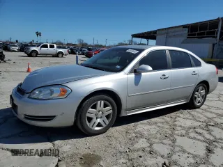 2014 Chevrolet Impala LT with VIN 2G1WB5E39E1147619, listed as a Copart auction lot 46898055 with 146,009 mi miles and Salvage Title. Bid and sale history available at DreamBid. Image 1.
