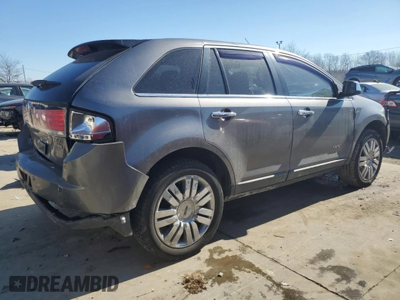 2010 Lincoln MKX with VIN 2LMDJ8JC2ABJ25880, listed as a Copart auction lot 46810725 with 109,792 mi miles and Salvage Title. Bid and sale history available at carsss.com. Image 3.