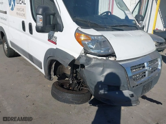 2017 Ram ProMaster Cargo Van with VIN 3C6TRVBG2HE549882, listed as a IAAI auction lot 41135506 with 221,688 mi miles. Bid and sale history available at carsss.com. Image 6.