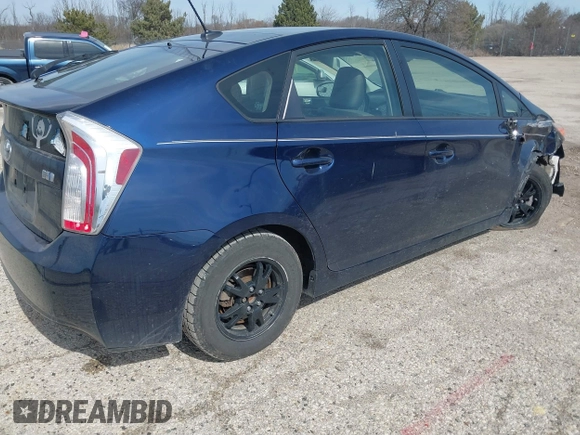 2014 Toyota Prius Four with VIN JTDKN3DU0E1818385, listed as a IAAI auction lot 41787231 with 136,670 mi miles. Bid and sale history available at carsss.com. Image 4.