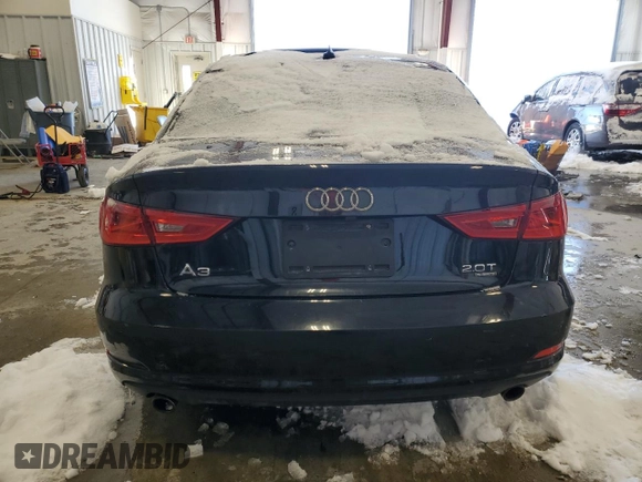 2015 Audi A3 2.0T Premium Plus with VIN WAUEFGFF5F1056542, listed as a Copart auction lot 38159544 with 70,259 mi miles. Bid and sale history available at carsss.com. Image 6.