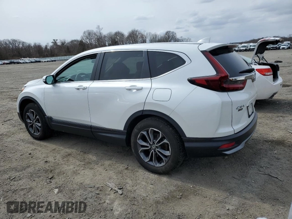 2020 Honda CR-V EX with VIN 2HKRW2H59LH677234, listed as a Copart auction lot 50617935 with 61,447 mi miles and Salvage Title. Bid and sale history available at carsss.com. Image 2.
