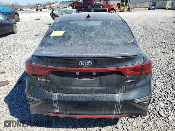 2020 Kia Forte GT-Line with VIN 3KPF34AD0LE221572, listed as a Copart auction lot 46538945 with 73,294 mi miles and Salvage Title. Bid and sale history available at carsss.com. Image 6.