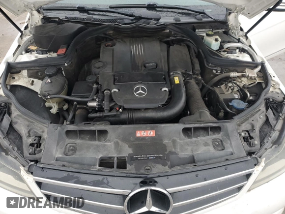 2014 Mercedes-Benz C with VIN WDDGF4HB2EA935084, listed as a Copart auction lot 44710705 with 129,016 mi miles and Salvage Title. Bid and sale history available at carsss.com. Image 12.