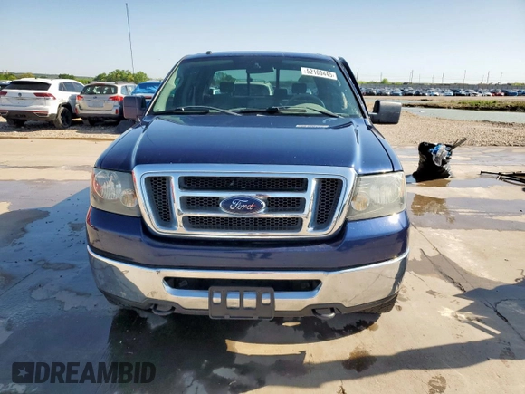 2008 Ford F-150 XL with VIN 1FTRW14W78KC53472, listed as a Copart auction lot 52100445 with 161,390 mi miles and Salvage Title. Bid and sale history available at carsss.com. Image 5.