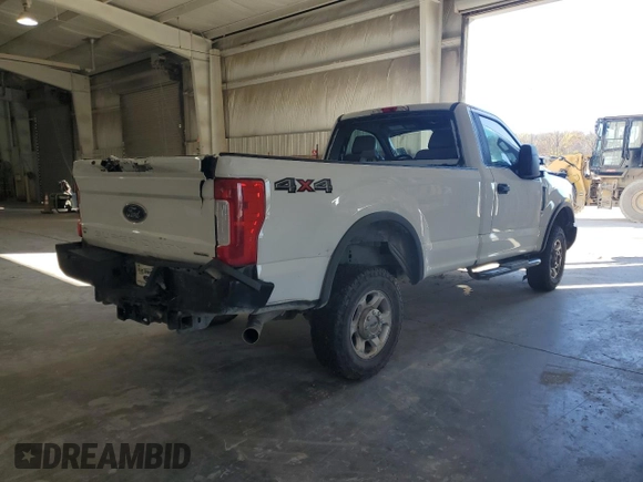 2017 Ford Super Duty F-250 SRW XLT with VIN 1FTBF2B67HED41799, listed as a Copart auction lot 76668464 with 184,138 mi miles and Salvage Title. Bid and sale history available at carsss.com. Image 3.