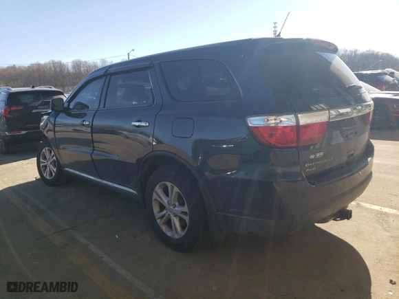 2013 Dodge Durango SXT with VIN 1C4RDJAG1DC637707, listed as a Copart auction lot 42131705 with 0 mi miles and Salvage Title. Bid and sale history available at carsss.com. Image 2.