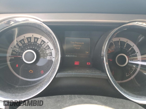 2013 Ford Mustang GT with VIN 1ZVBP8CF2D5202086, listed as a Copart auction lot 52985025 with 83,074 mi miles and Salvage Title. Bid and sale history available at DreamBid. Image 9.