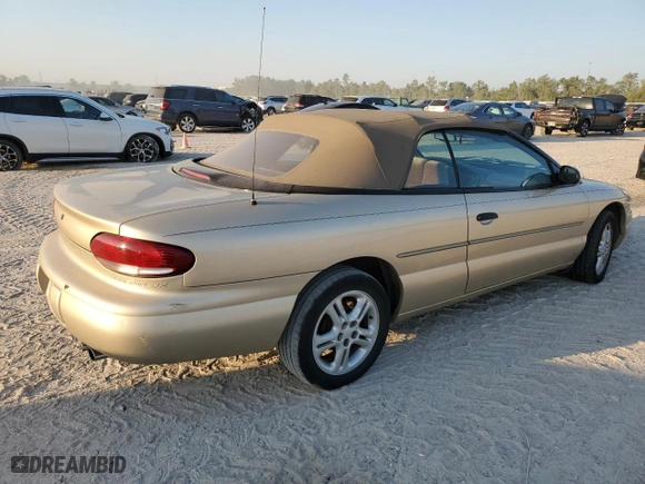 1998 Chrysler Sebring JX with VIN 3C3EL45H3WT276868, listed as a Copart auction lot 75484314 with 75,317 mi miles and Salvage Title. Bid and sale history available at carsss.com. Image 3.