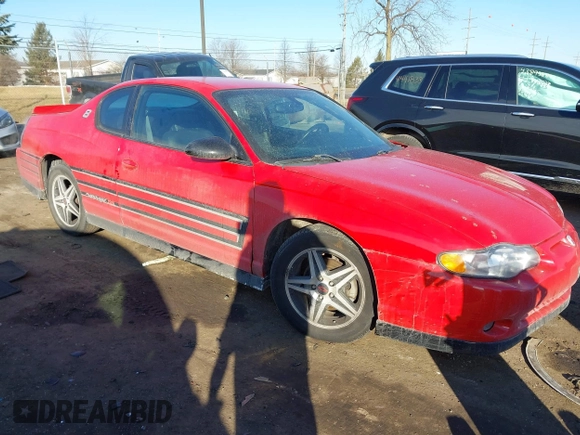 2004 Chevrolet Monte Carlo SS Supercharged z VIN 2G1WZ121249452631, wystawiony jako IAAI lot #41447110 z przebiegiem 75 049 mil mil oraz . Historia ofert i sprzedaży dostępna na DreamBid. Obrazek 1.