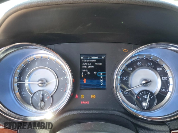2014 Chrysler 300 with VIN 2C3CCAAG8EH307087, listed as a Copart auction lot 54091345 with 217,869 mi miles and Salvage Title. Bid and sale history available at DreamBid. Image 9.