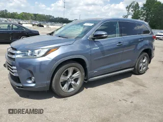 2019 Toyota Highlander Hybrid Limited with VIN 5TDDGRFHXKS067526, listed as a Copart auction lot 55407645 with 48,699 mi miles and Salvage title. Bid and sale history available at DreamBid. Image 1.