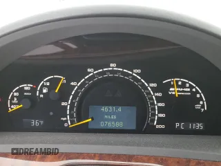 2003 Mercedes-Benz S 55 AMG with VIN WDBNG74J73A357542, listed as a Copart auction lot 87545475 with 76,588 mi miles and Salvage Title. Bid and sale history available at DreamBid. Image 9.