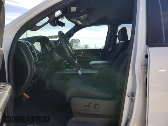 2020 Ram 1500 Big Horn with VIN 1C6SRFFM4LN204150, listed as a Copart auction lot 46865305 with 81,005 mi miles and Salvage Title. Bid and sale history available at carsss.com. Image 7.