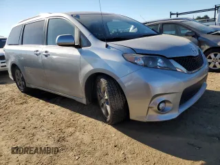 2011 Toyota Sienna SE with VIN 5TDXK3DC8BS112415, listed as a Copart auction lot 50394135 with 150,817 mi miles and Salvage Title. Bid and sale history available at carsss.com. Image 4.