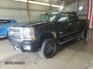 2014 Chevrolet Silverado 1500 High Country with VIN 3GCUKTEC7EG411981, listed as a Copart auction lot 57147835 with 158,571 mi miles and Clean Title. Bid and sale history available at DreamBid. Image 1.