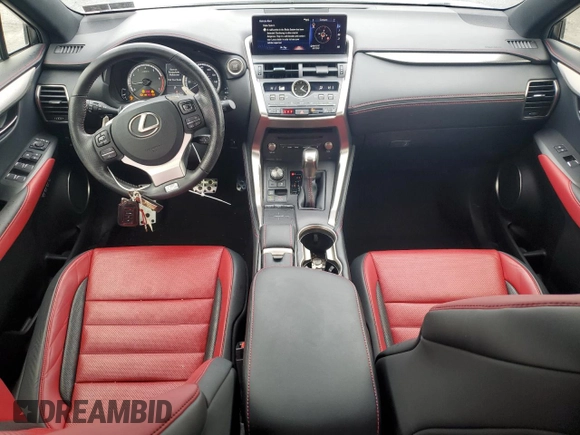 2020 Lexus NX 300 F Sport z VIN JTJSARDZ8L5015532, wystawiony jako Copart lot #52137535 z przebiegiem 14 602 mil mil oraz Szkoda całkowita • Salvage title. Historia ofert i sprzedaży dostępna na DreamBid. Obrazek 8.