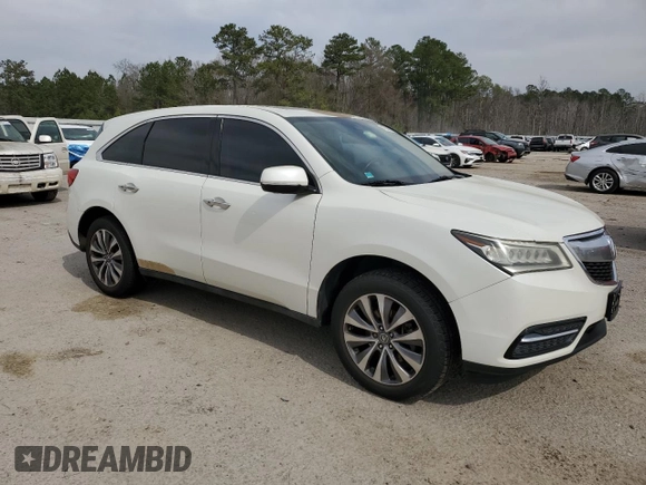 2015 Acura MDX Tech Pkg with VIN 5FRYD3H45FB002139, listed as a Copart auction lot 47551305 with 119,170 mi miles and Clean Title. Bid and sale history available at carsss.com. Image 4.