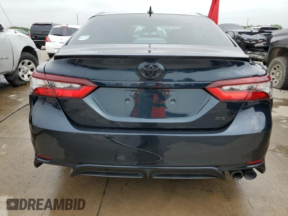2021 Toyota Camry SE Nightshade with VIN 4T1T11AK5MU527073, listed as a Copart auction lot 55192524 with 75,581 mi miles and Salvage Title. Bid and sale history available at carsss.com. Image 6.